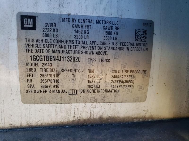 2018 Chevrolet Colorado