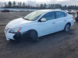 Salvage cars for sale from Copart Finksburg, MD: 2015 Nissan Sentra s