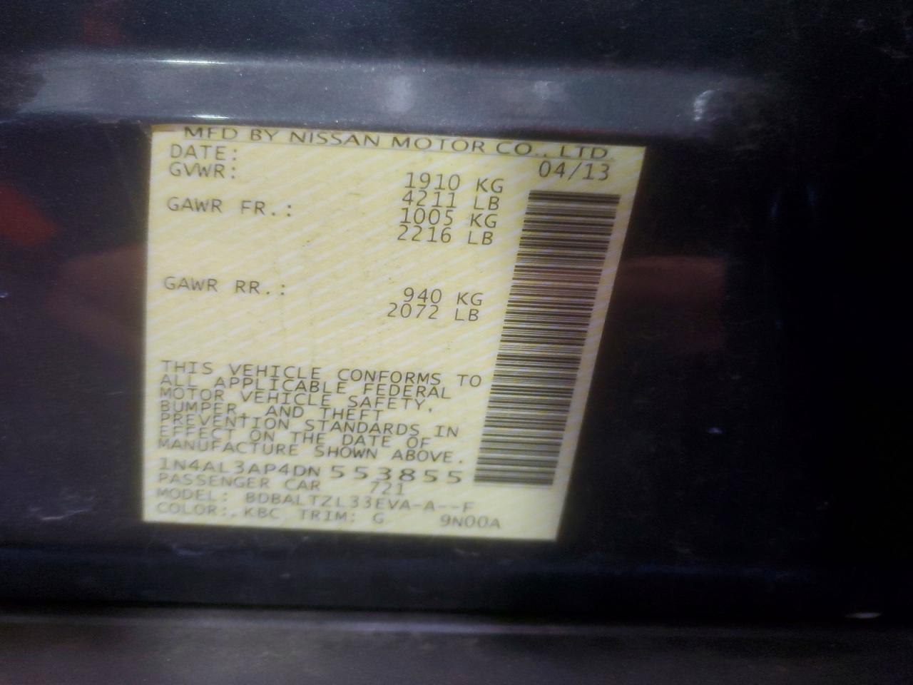 2013 Nissan Altima 2.5