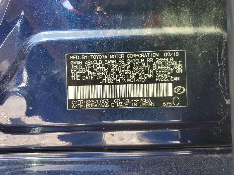 2018 Lexus Gs 350 Base