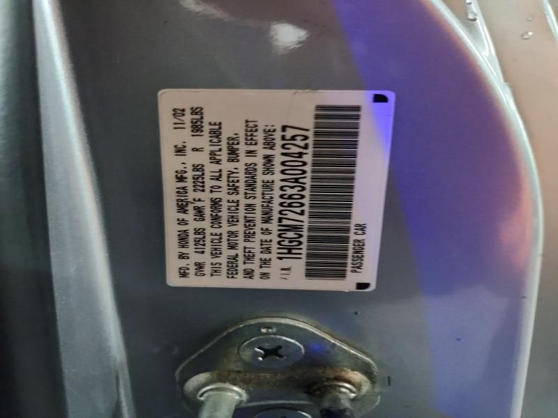 2003 Honda Accord ex