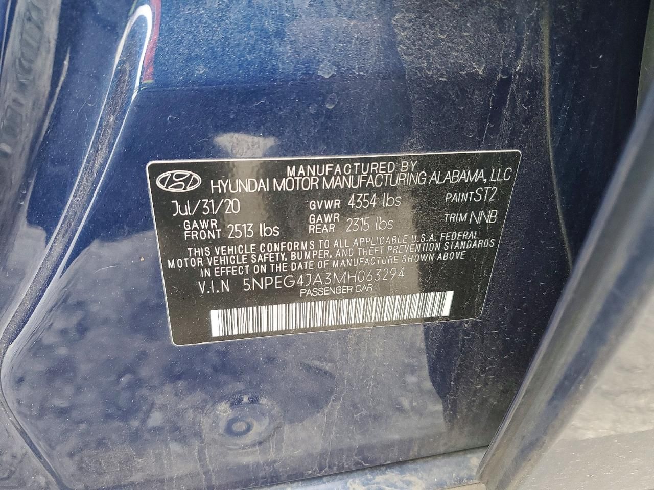 2021 Hyundai Sonata se