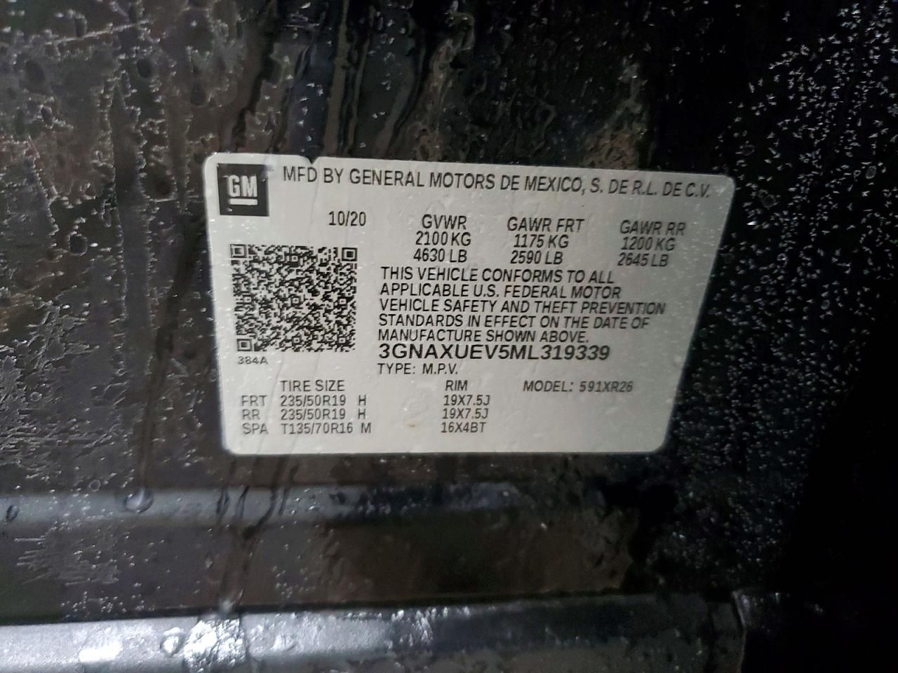 2021 Chevrolet Equinox lt