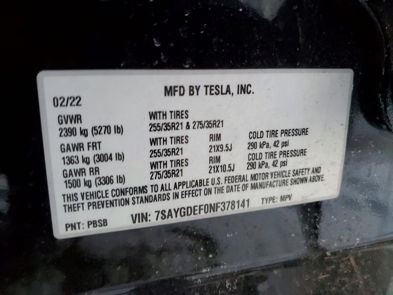 2022 Tesla Model y