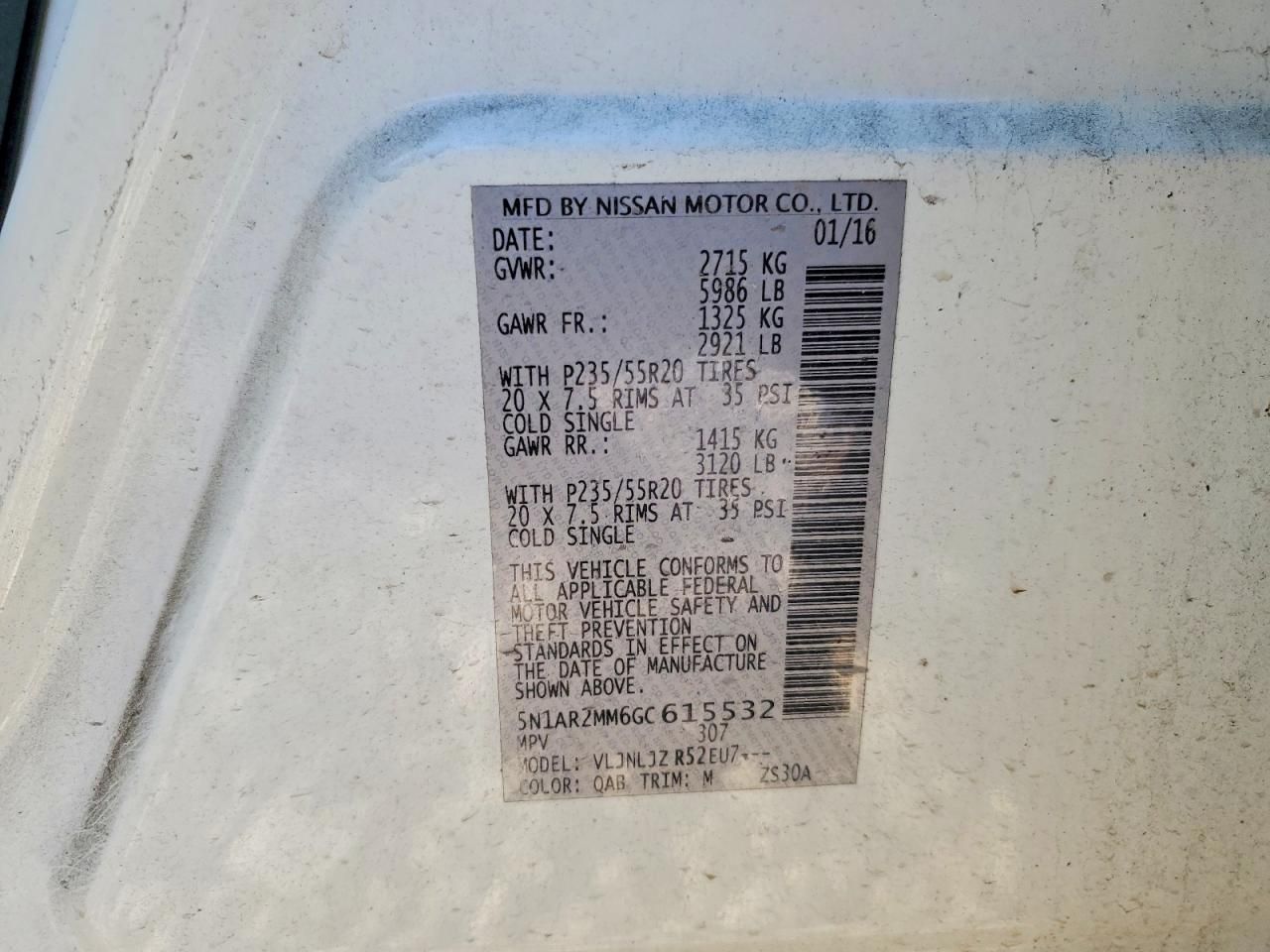 2016 Nissan Pathfinder s