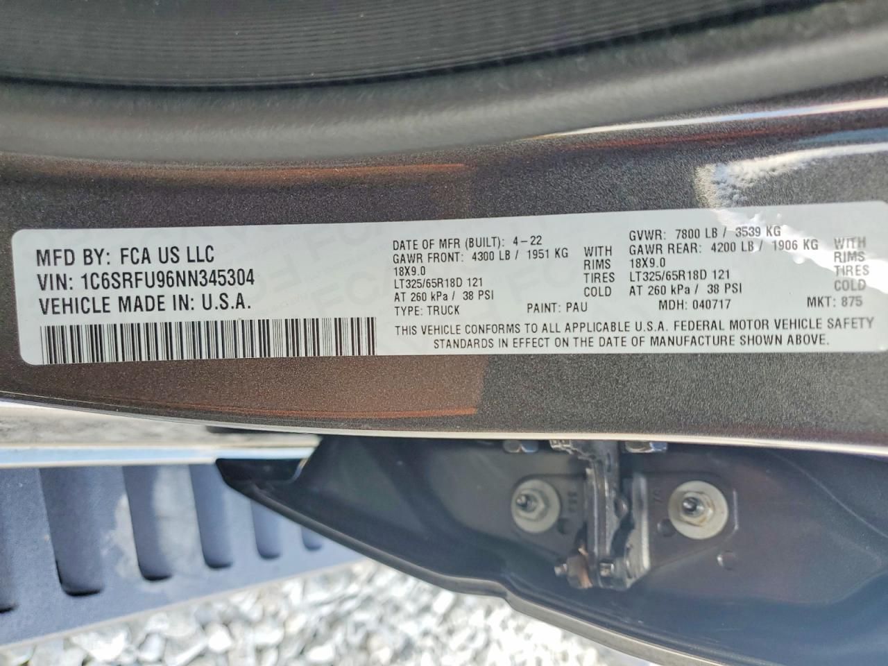 2022 Dodge Ram 1500 trx