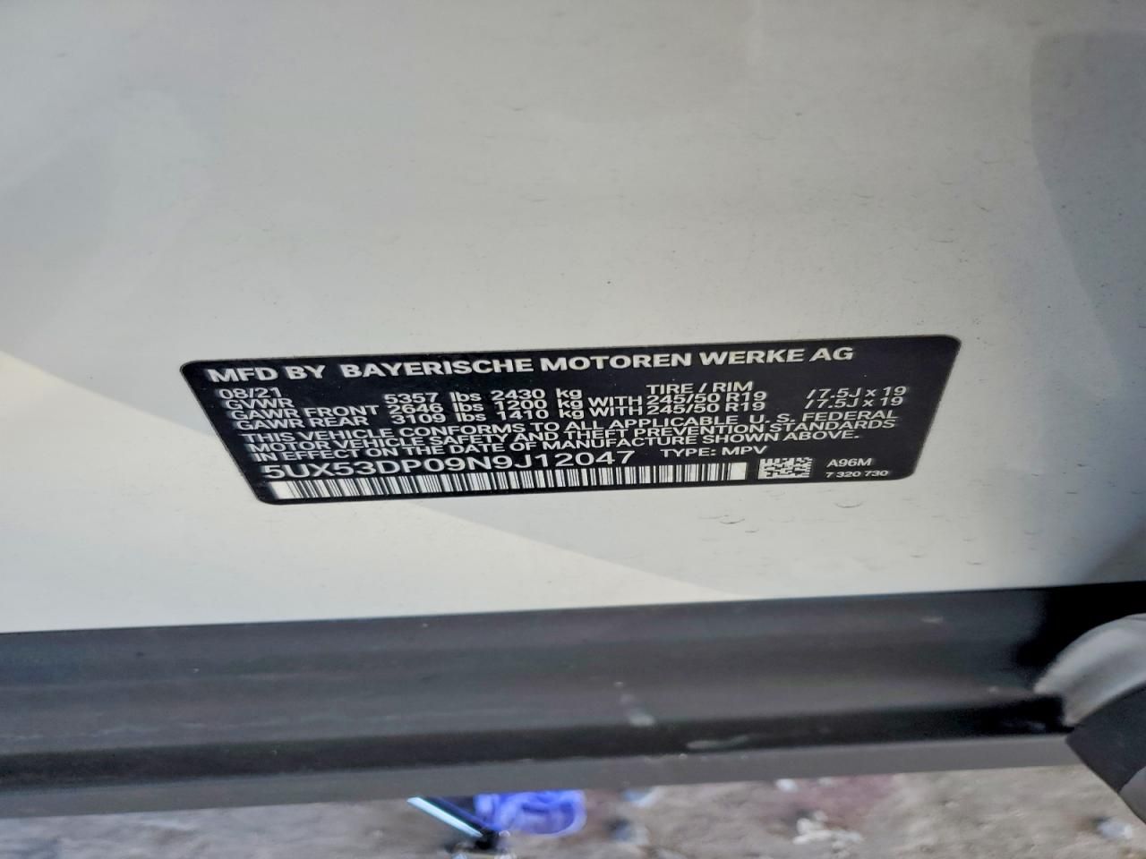 2022 BMW X3 Xdrive30i