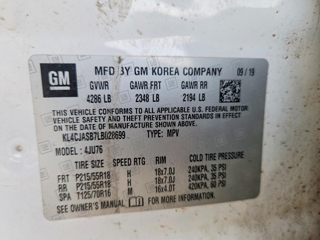 2020 Buick Encore Preferred