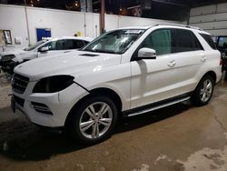 Mercedes-Benz salvage cars for sale: 2015 Mercedes-Benz Ml 350 4matic
