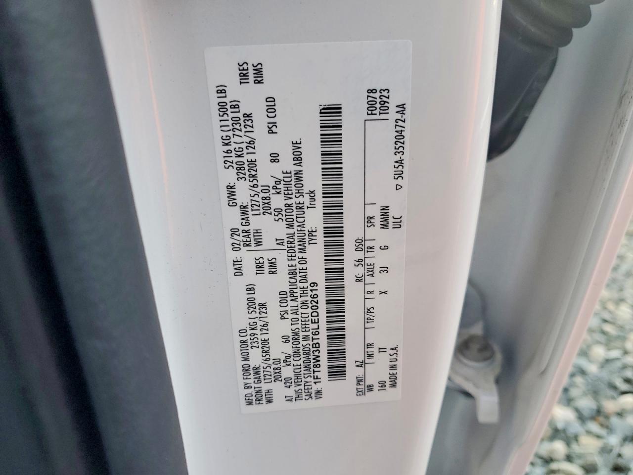 2020 Ford F350 Super Duty