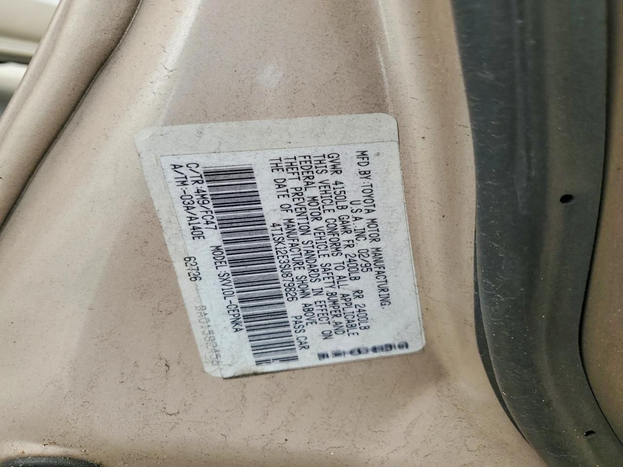 1995 Toyota Camry le