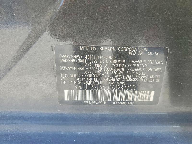 2019 Subaru Crosstrek Limited