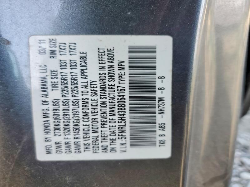 2011 Honda Odyssey ex