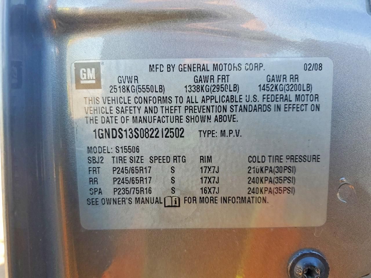 2008 Chevrolet Trailblazer ls