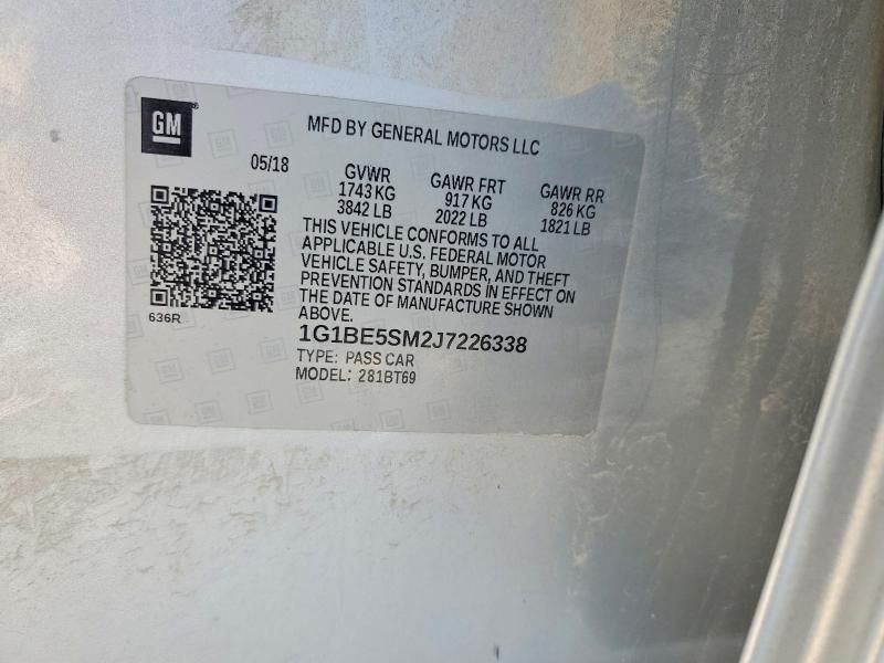 2018 Chevrolet Cruze lt