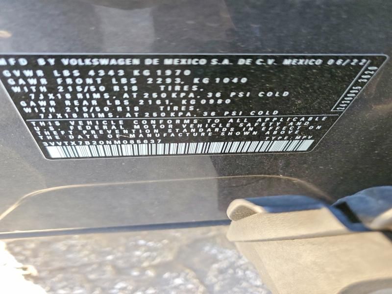 2022 Volkswagen Taos se