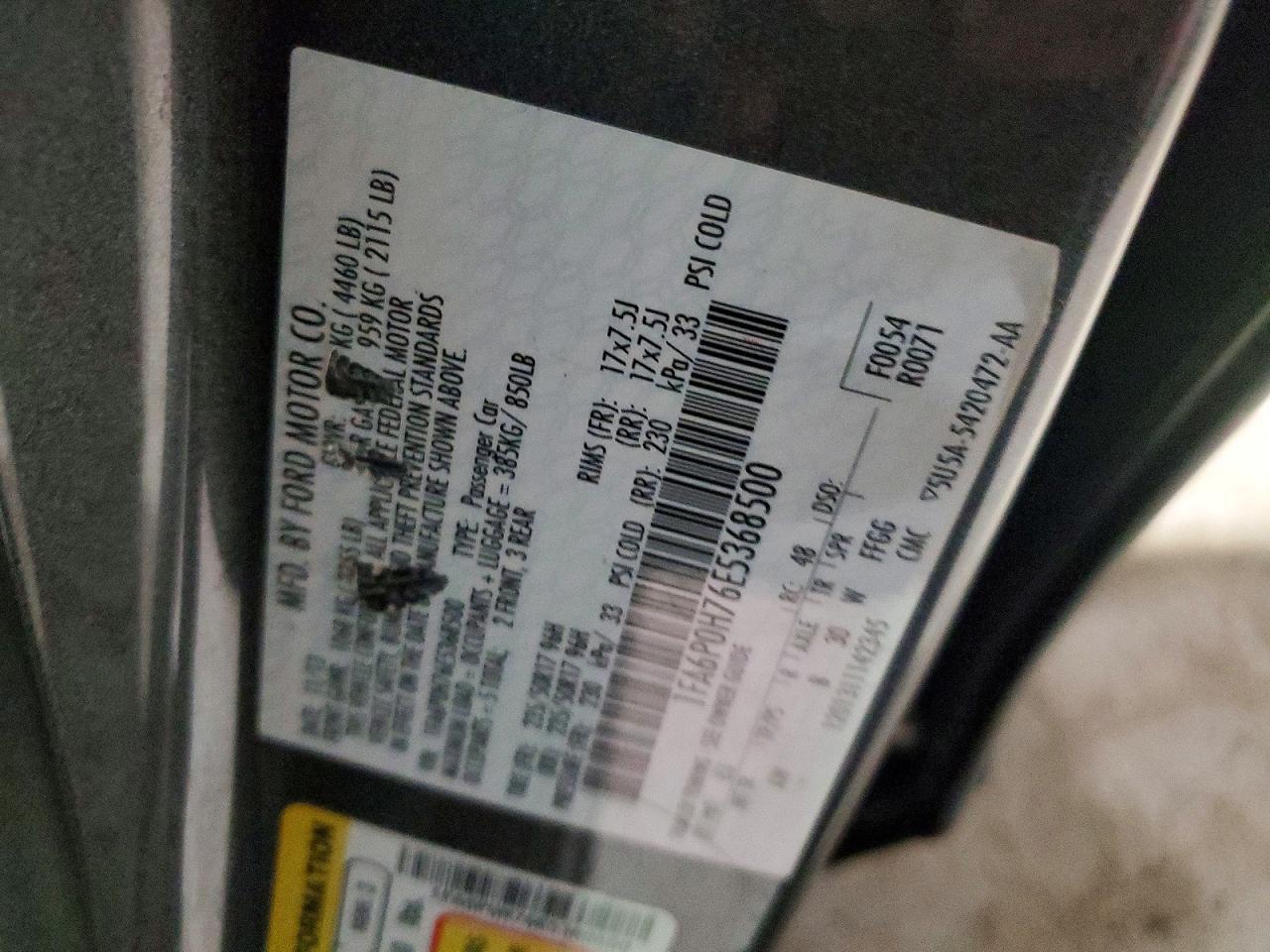 2014 Ford Fusion se