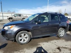 Salvage cars for sale from Copart Littleton, CO: 2015 Subaru Forester 2.5I Premium