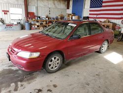 Salvage cars for sale from Copart Helena, MT: 2002 Honda Accord EX
