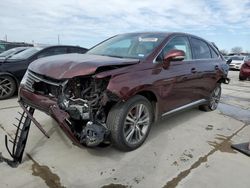 Salvage cars for sale from Copart Grand Prairie, TX: 2015 Lexus RX 450H