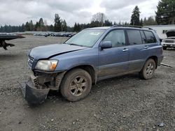 Toyota Highlander salvage cars for sale: 2007 Toyota Highlander Sport