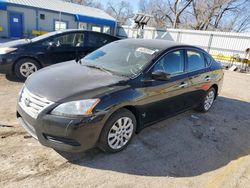 Salvage cars for sale from Copart Wichita, KS: 2014 Nissan Sentra S