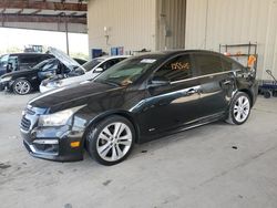 Chevrolet Cruze LTZ salvage cars for sale: 2015 Chevrolet Cruze LTZ