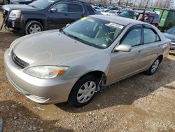 Toyota salvage cars for sale: 2004 Toyota Camry LE