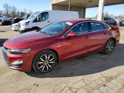 Vehiculos salvage en venta de Copart Fort Wayne, IN: 2021 Chevrolet Malibu RS