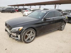 Vehiculos salvage en venta de Copart Temple, TX: 2015 Mercedes-Benz C 400 4matic