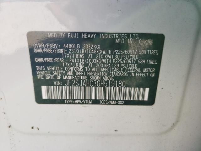 2016 Subaru Forester 2.5I Limited