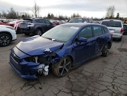 Subaru Impreza Sport salvage cars for sale: 2018 Subaru Impreza Sport