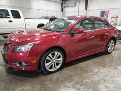 Salvage cars for sale from Copart Franklin, WI: 2013 Chevrolet Cruze LTZ