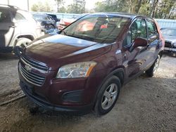 Salvage cars for sale from Copart Midway, FL: 2016 Chevrolet Trax LS