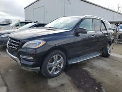 Mercedes-Benz ML 350 4matic salvage cars for sale: 2013 Mercedes-Benz ML 350 4matic