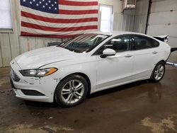 Salvage cars for sale from Copart Lyman, ME: 2018 Ford Fusion SE