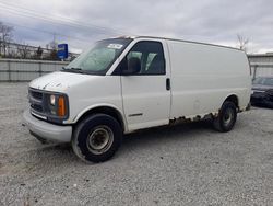 Chevrolet Express salvage cars for sale: 2001 Chevrolet Express G3500
