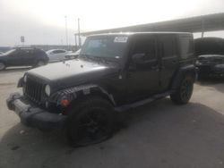 Salvage cars for sale from Copart Anthony, TX: 2014 Jeep Wrangler Unlimited Sahara