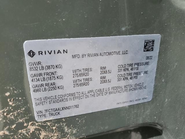 2022 Rivian R1T Launch Edition