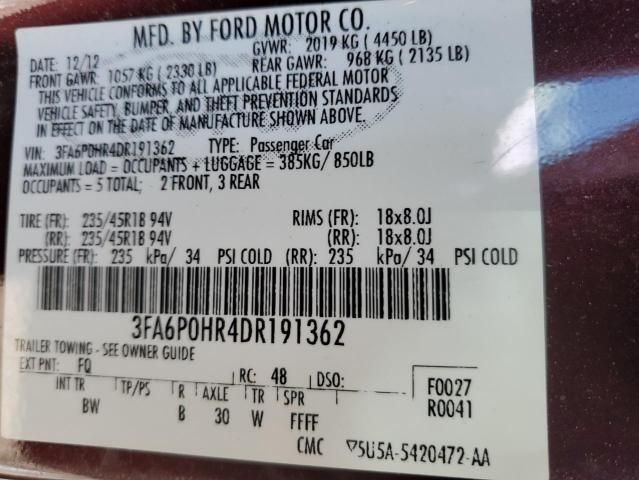 2013 Ford Fusion SE