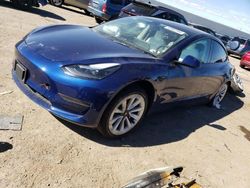 Salvage cars for sale from Copart Albuquerque, NM: 2022 Tesla Model 3