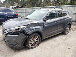 Salvage cars for sale from Copart Savannah, GA: 2017 Hyundai Tucson Limited