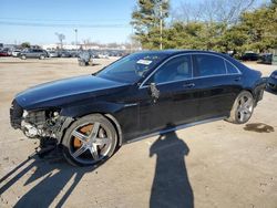 Mercedes-Benz S 63 AMG salvage cars for sale: 2014 Mercedes-Benz S 63 AMG