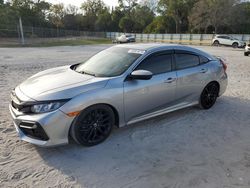 Salvage cars for sale from Copart Fort Pierce, FL: 2020 Honda Civic SI
