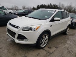 Salvage cars for sale from Copart Leroy, NY: 2014 Ford Escape Titanium