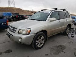 Salvage cars for sale from Copart Littleton, CO: 2006 Toyota Highlander Hybrid