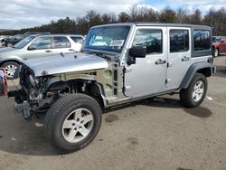 Salvage cars for sale from Copart Brookhaven, NY: 2016 Jeep Wrangler Unlimited Sport