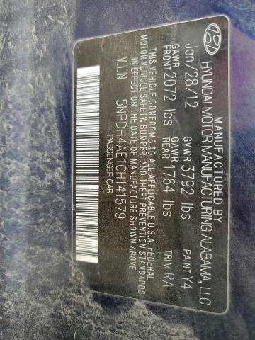 2012 Hyundai Elantra gls