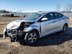 Salvage cars for sale from Copart Columbia Station, OH: 2015 Hyundai Elantra SE