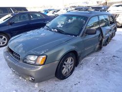 Salvage cars for sale from Copart Anchorage, AK: 2003 Subaru Legacy Outback AWP